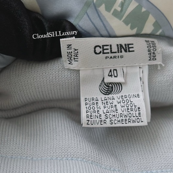 Auth Vintage Celine Wool Silk Jacket - Size 40 - Picture 9 of 16